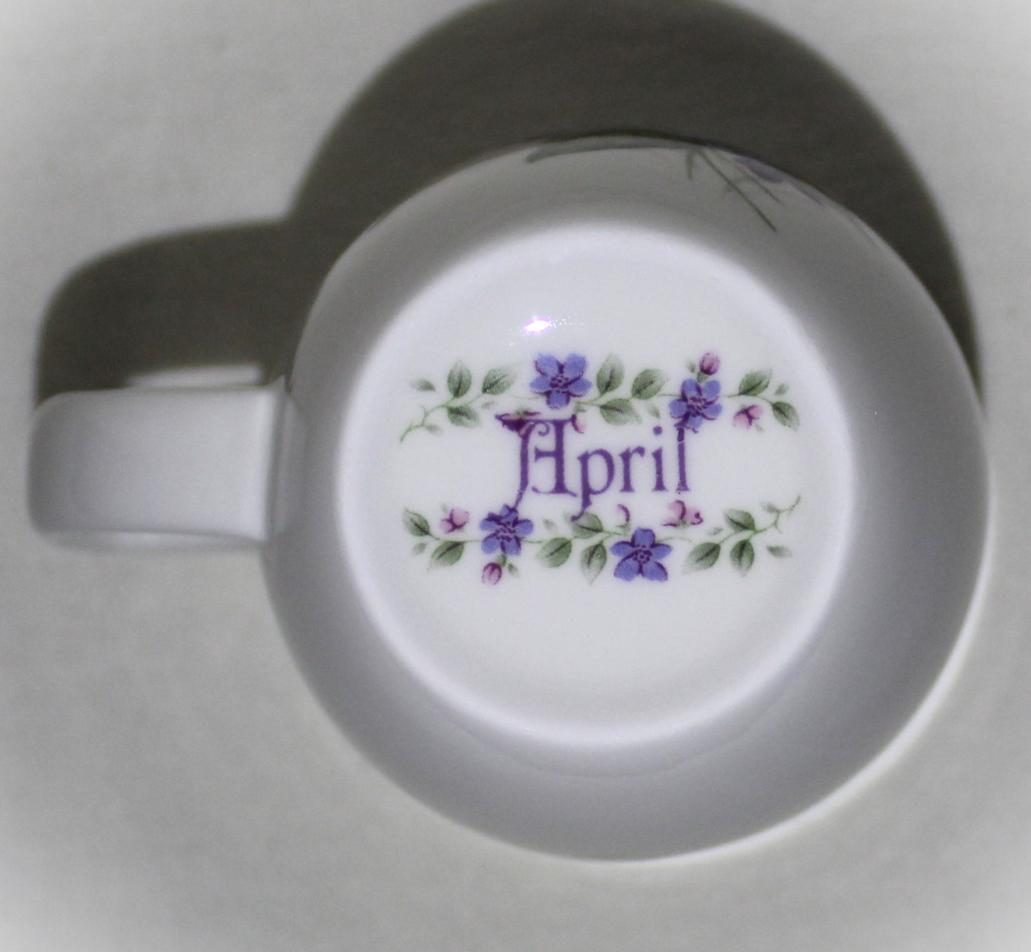 Bone China Floral Birth Month Mug - April