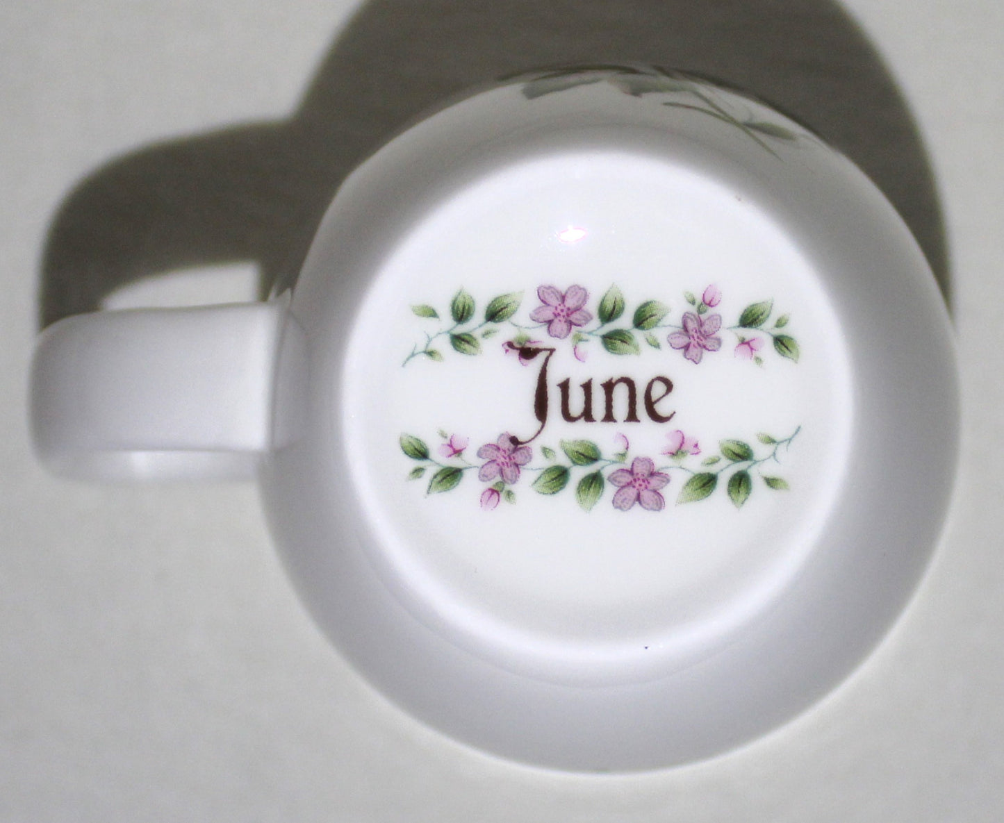 Bone China Floral Birth Month Mug - June