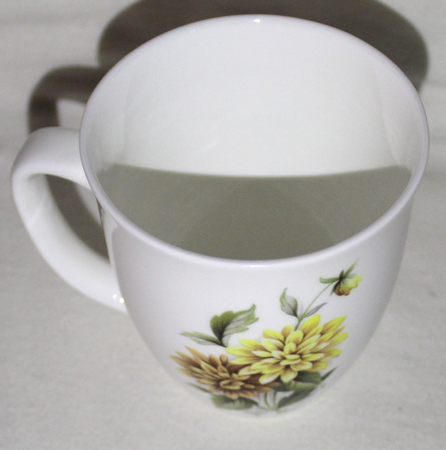 Bone China Floral Birth Month Mug - October