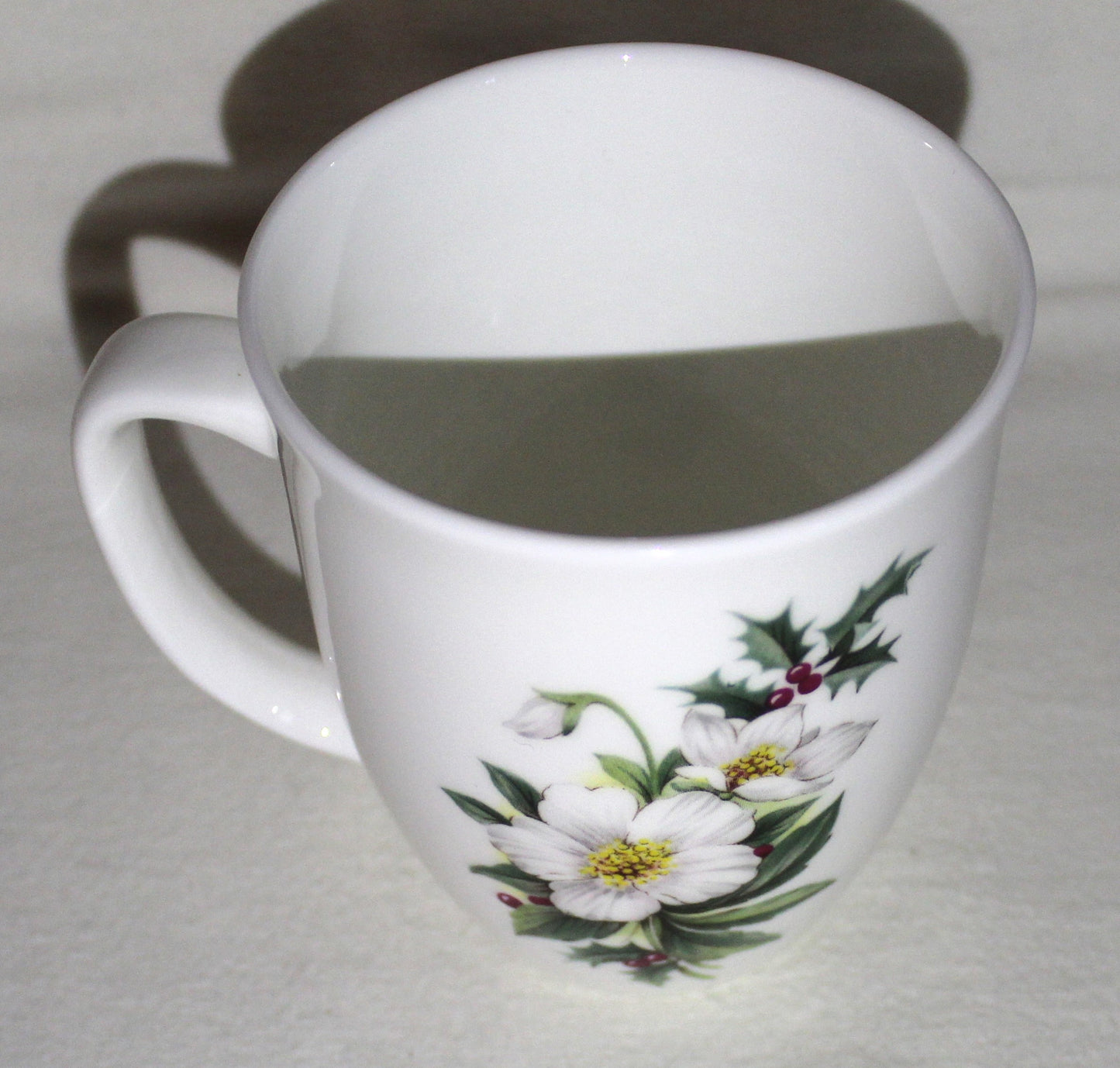Bone China Floral Birth Month Mug - December