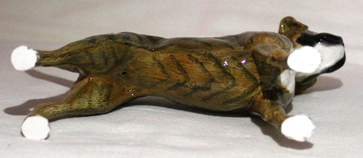 John Beswick Figurine - Boxer Brindle