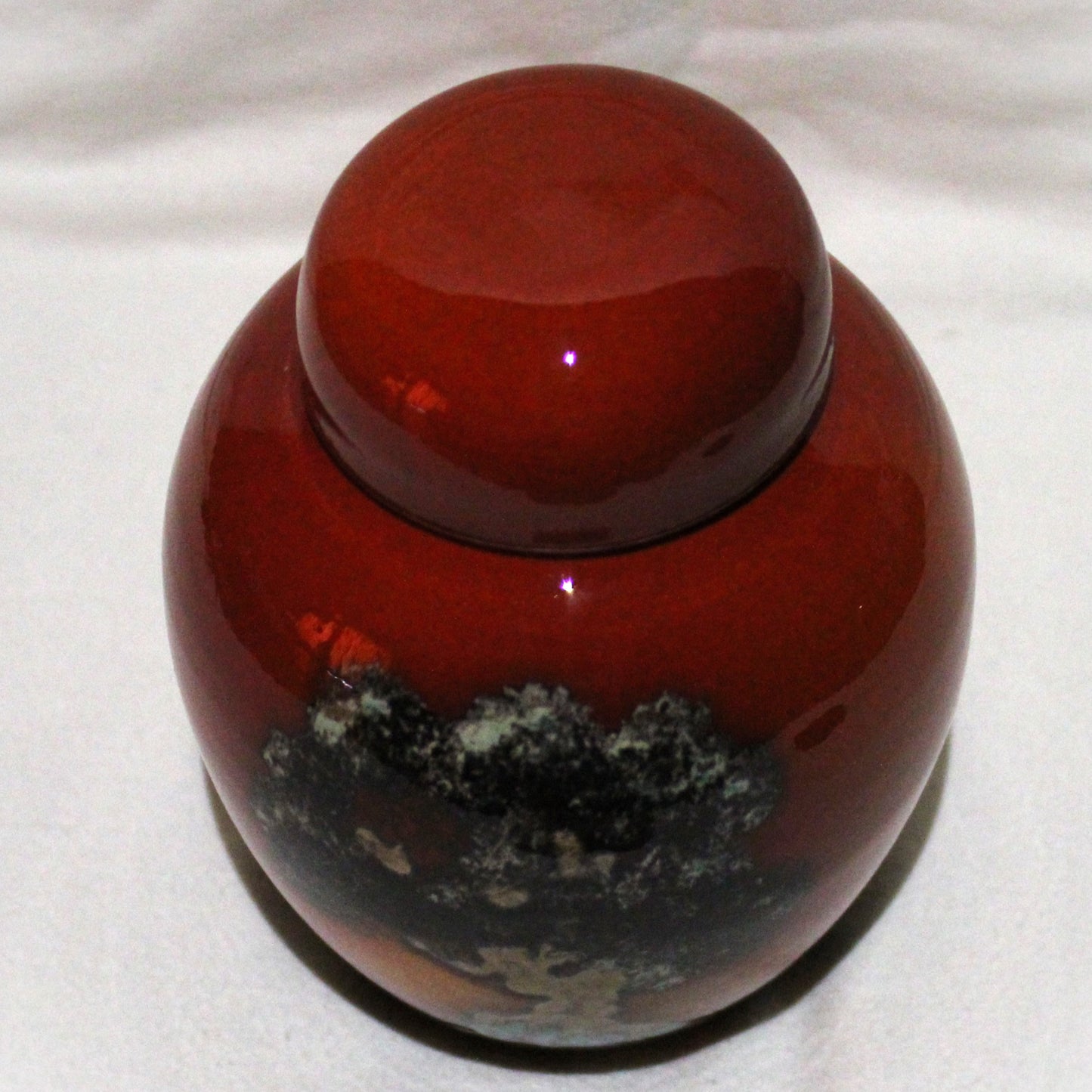 Hand-thrown, medium Ginger jar/Vase - Bonsai Tree design