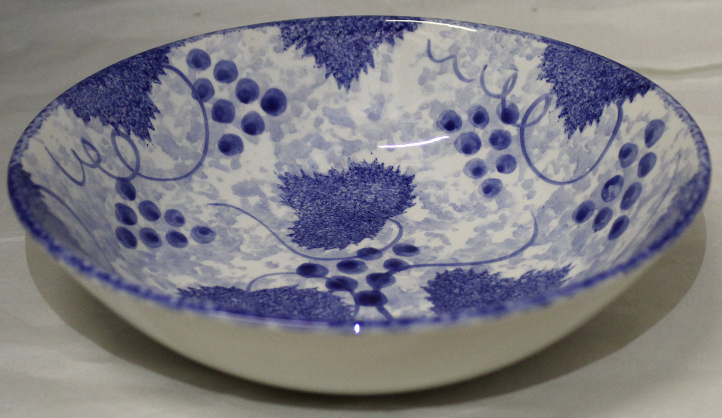 Breakfast Bowl - Studio Poole Blue Vine design