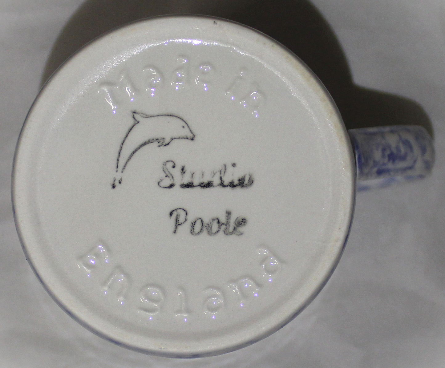 Ceramic Mug - Studio Poole Blue Vine design