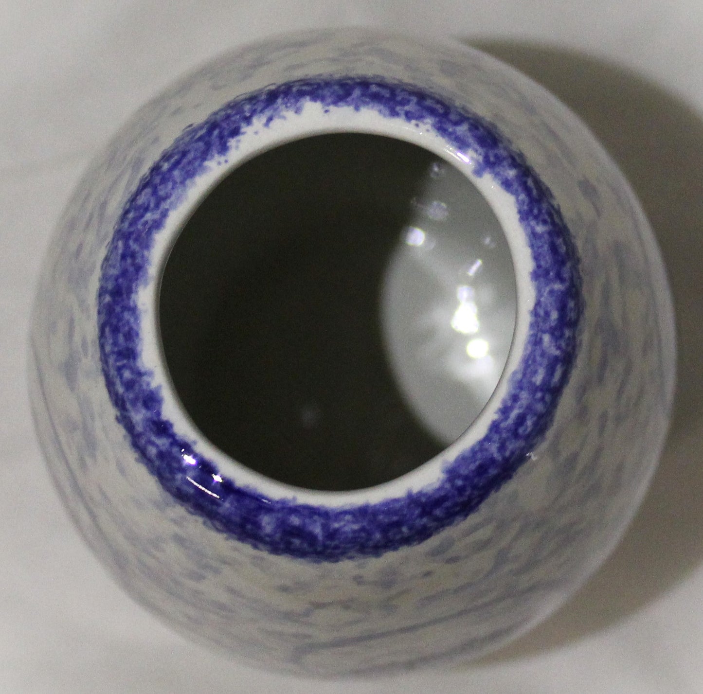 Torpedo Vase - Studio Poole Blue Vine