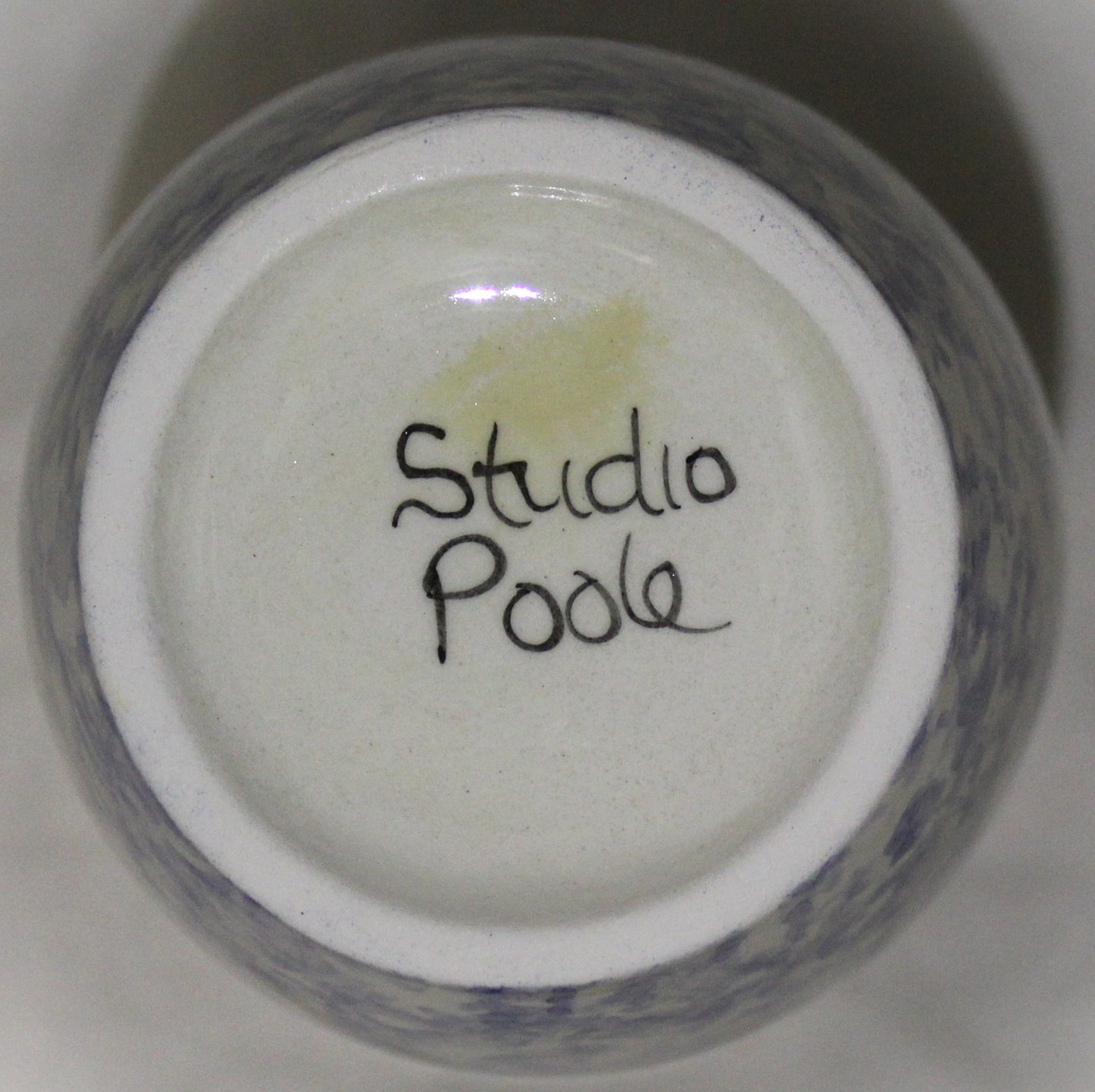 Torpedo Vase - Studio Poole Blue Vine