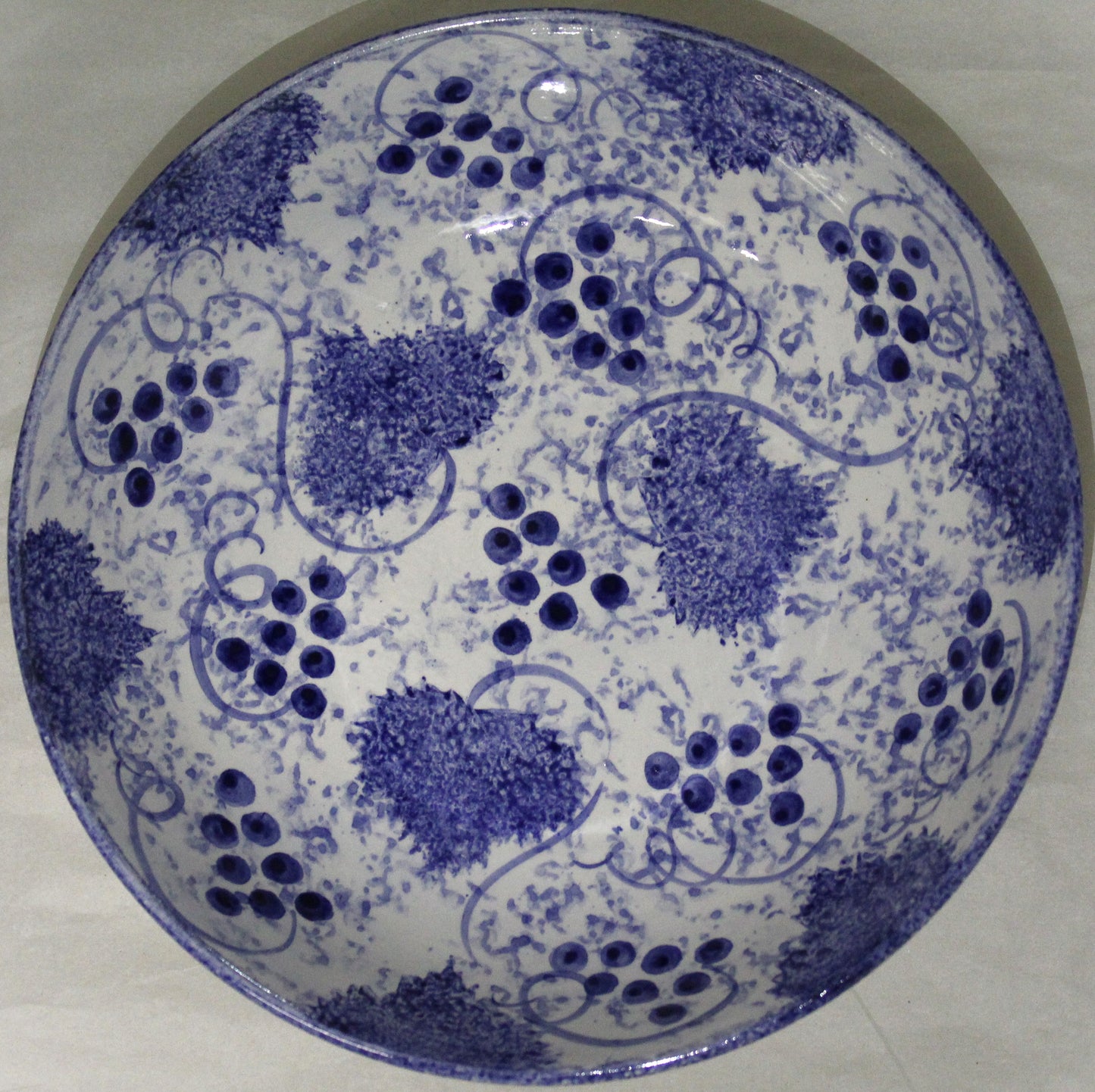 Pasta Bowl - Studio Poole Blue Vine design