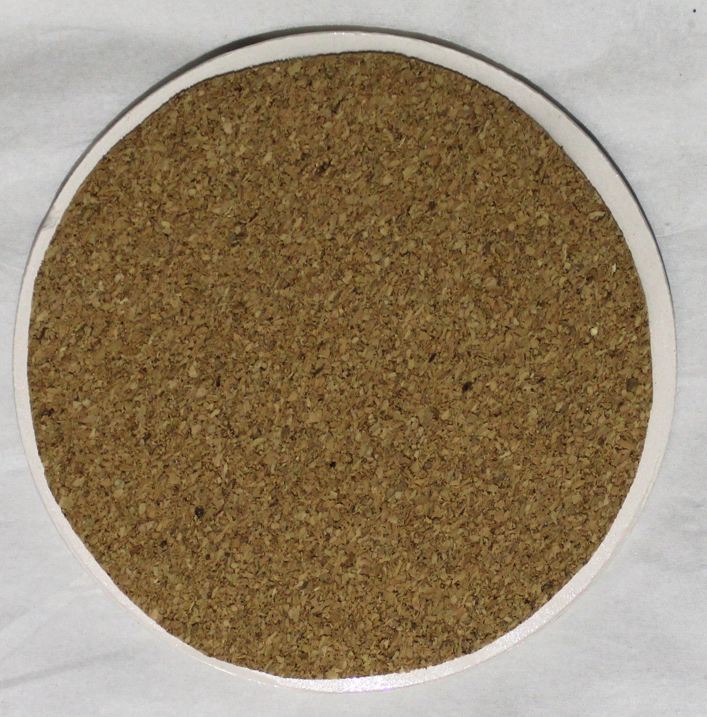 Ceramic hand painted coaster cork backed for protection- Studio Poole Winter Vine design