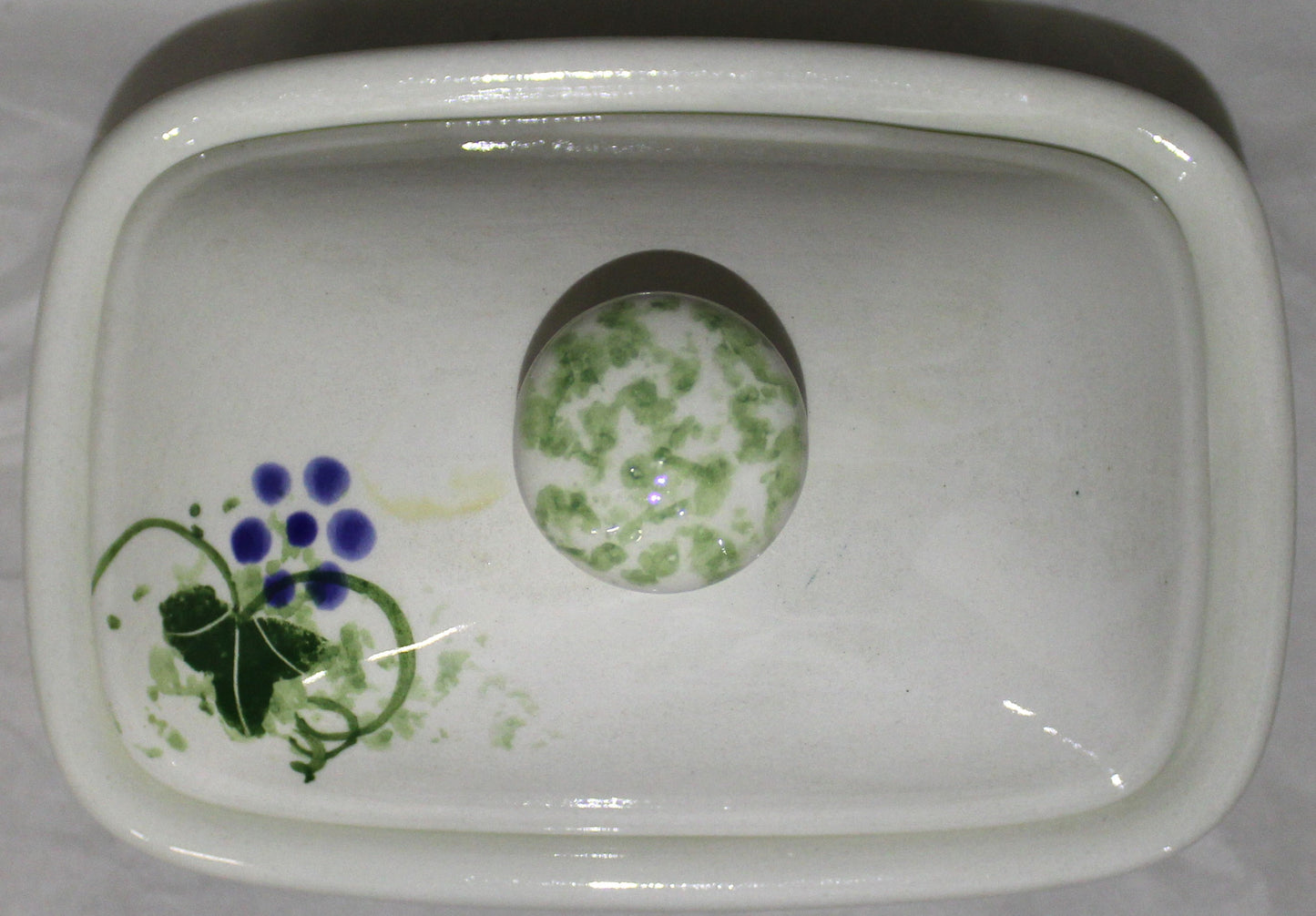 Butter Dish - Studio Poole Winter Vine design