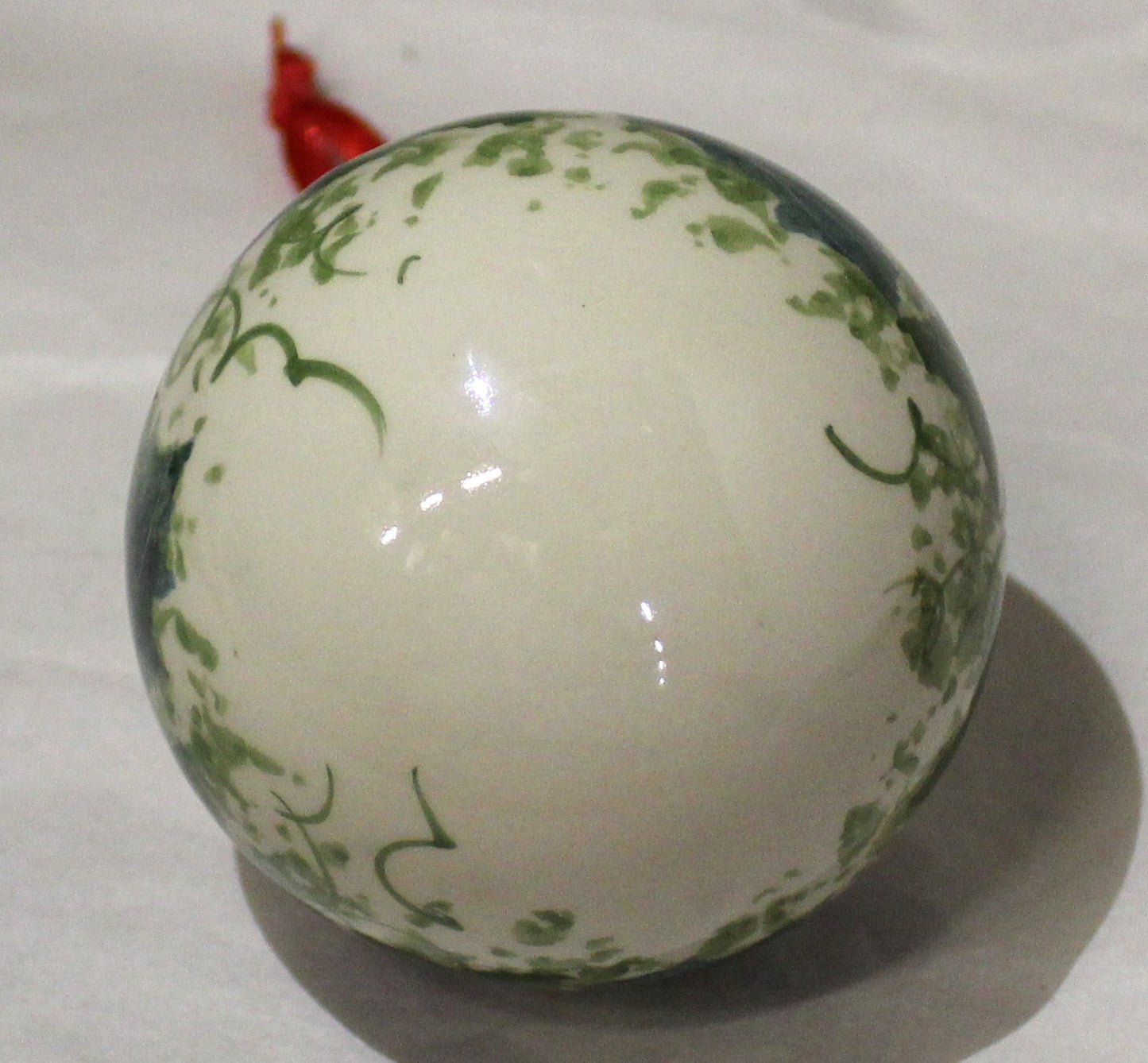 Studio Poole Winter Vine design - Round Ceramic Decorative Hanging Bauble