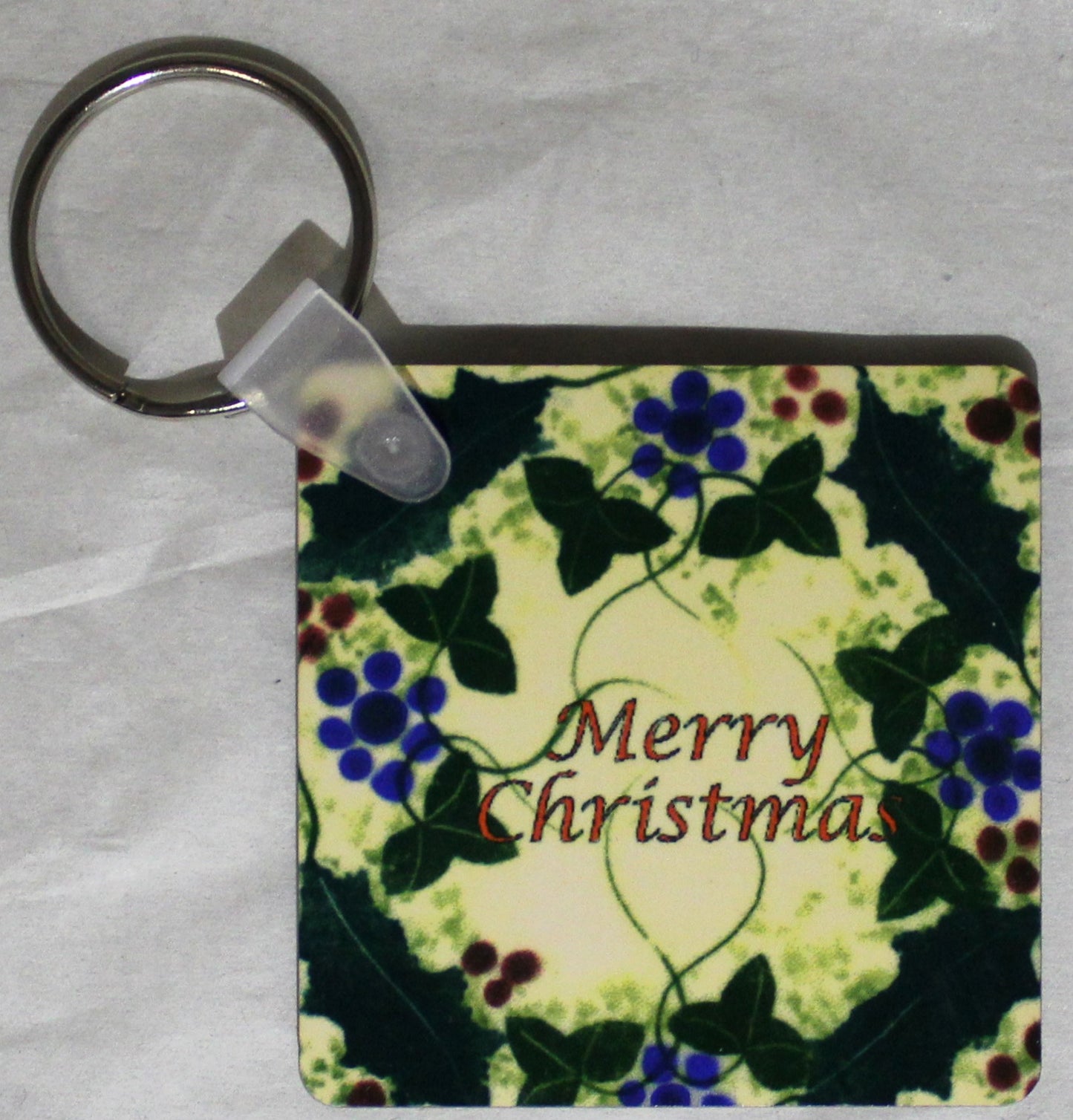 Christmas Keyring - Studio Poole Winter Vine