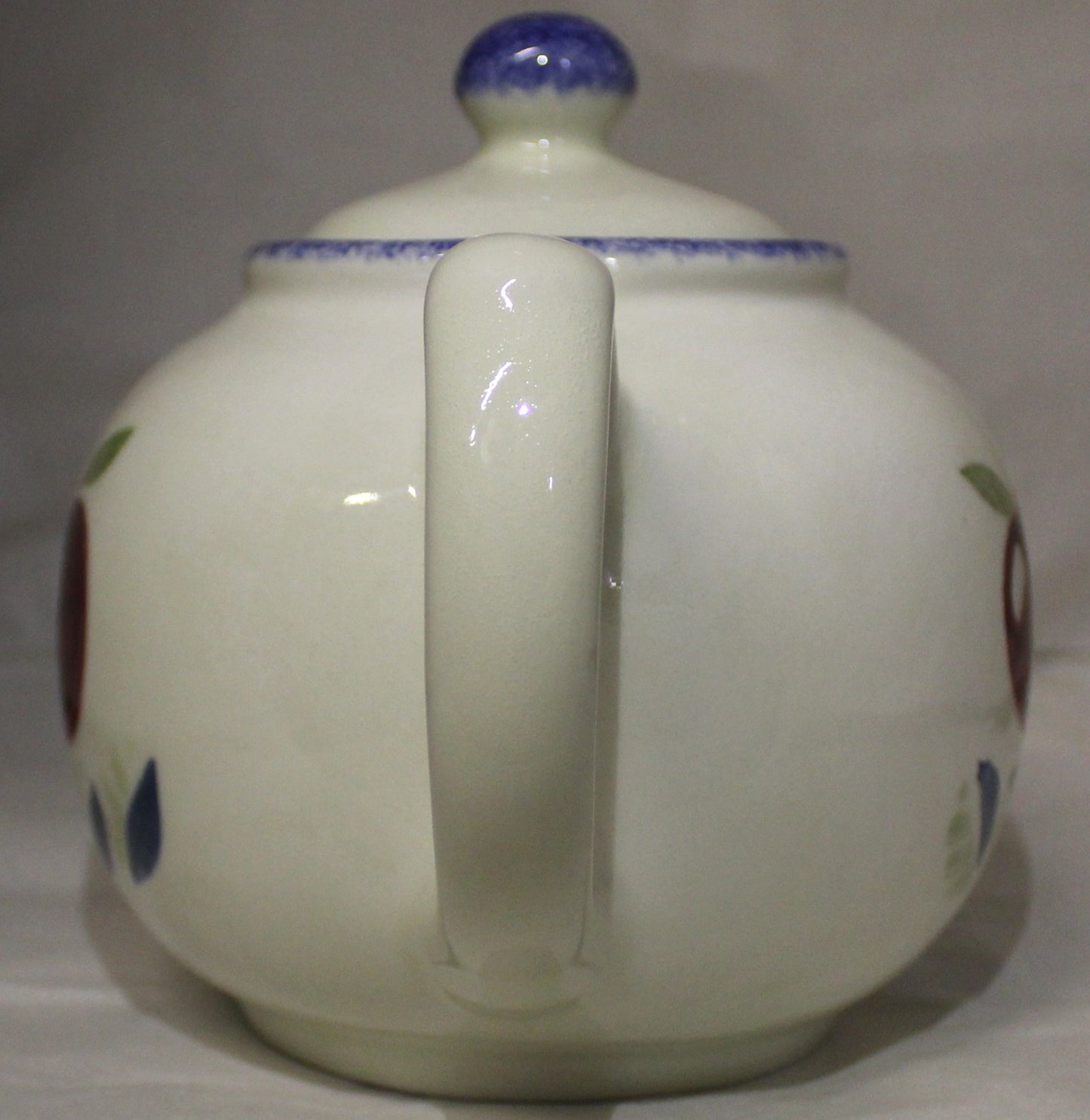 Tea Pot - Studio Poole Dorset Fruits Apples Design
