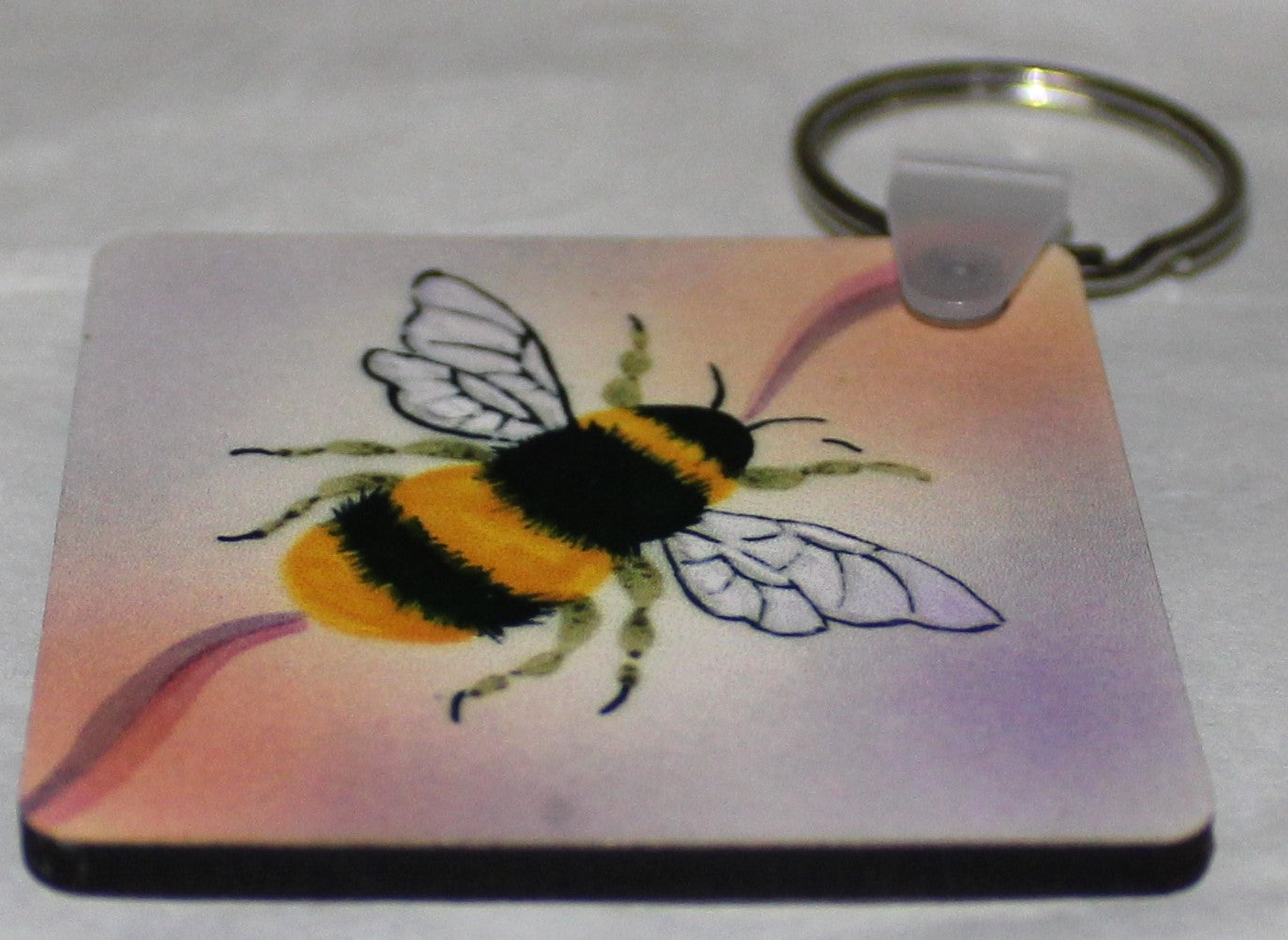 Keyring - Pink Bees