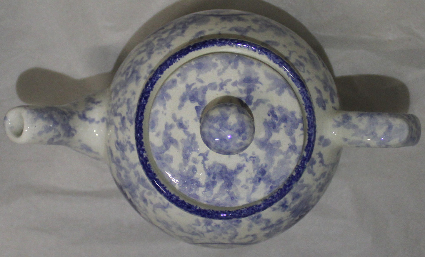 Small Tea Pot - Blue Vine Design