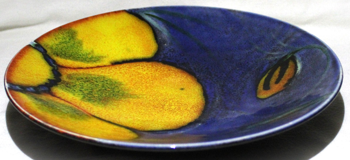 Shape 4 Display Bowl - Studio Poole Wild Poppy design