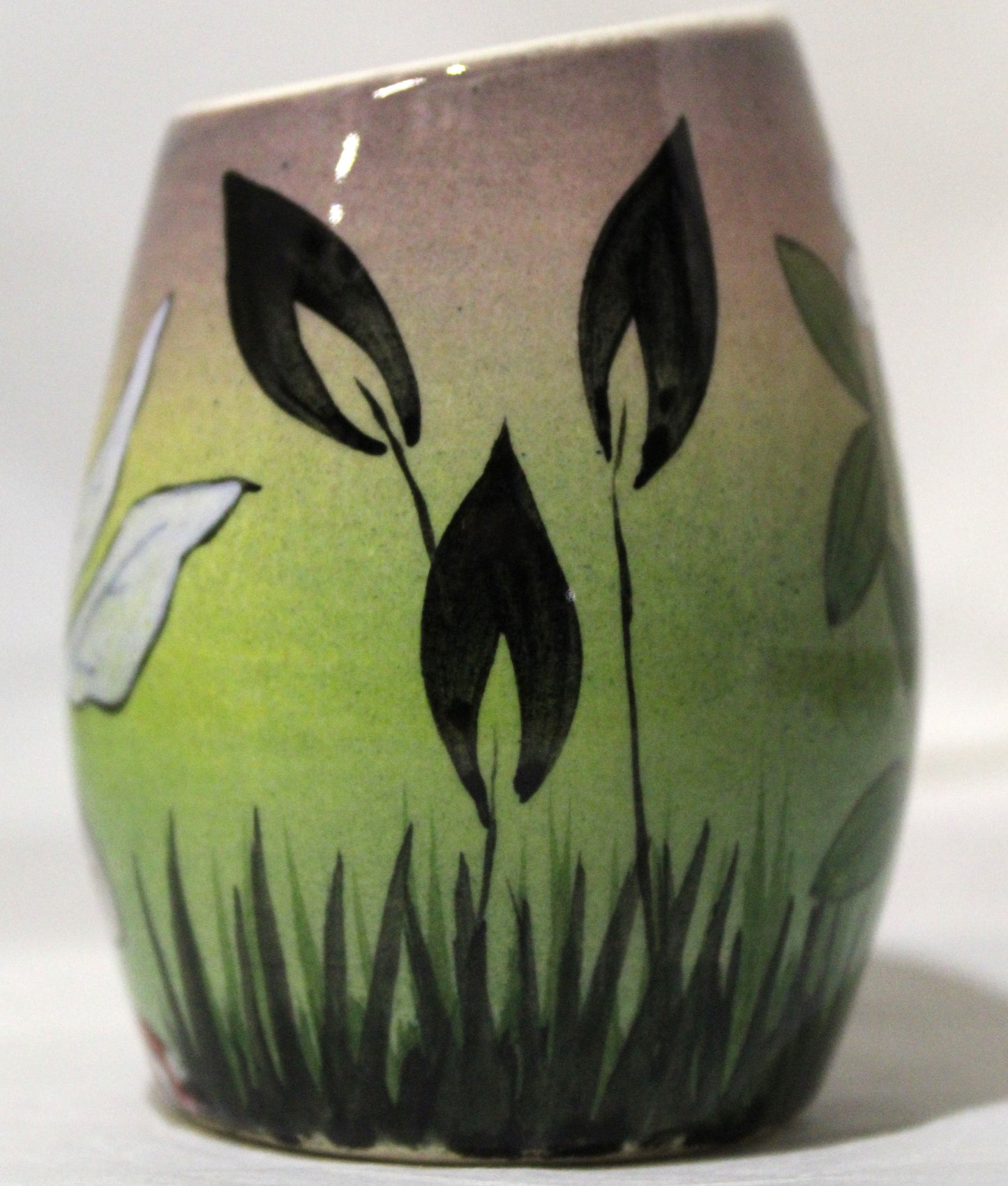 Hand-thrown, Mini Vase - Fairies design