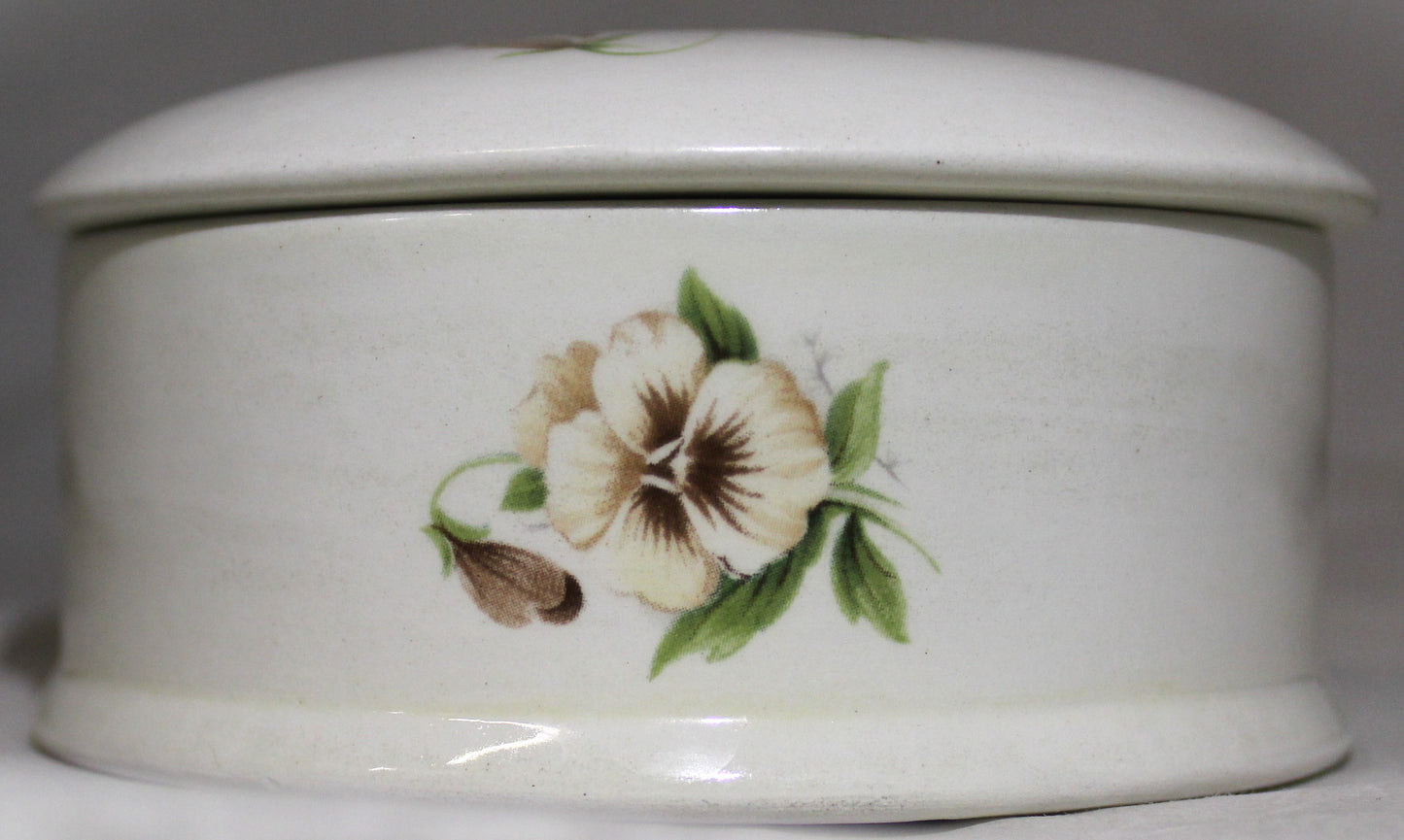 Floral Birth Month Trinket Box - August