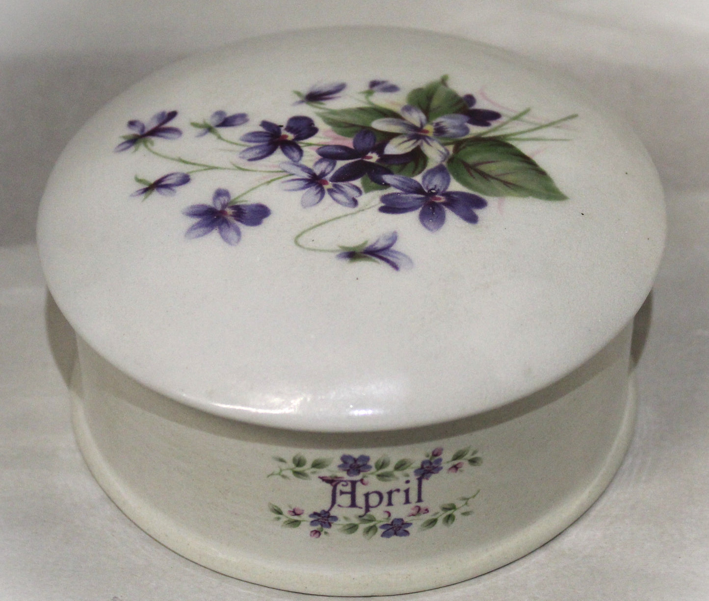 Floral Birth Month Trinket Box - April