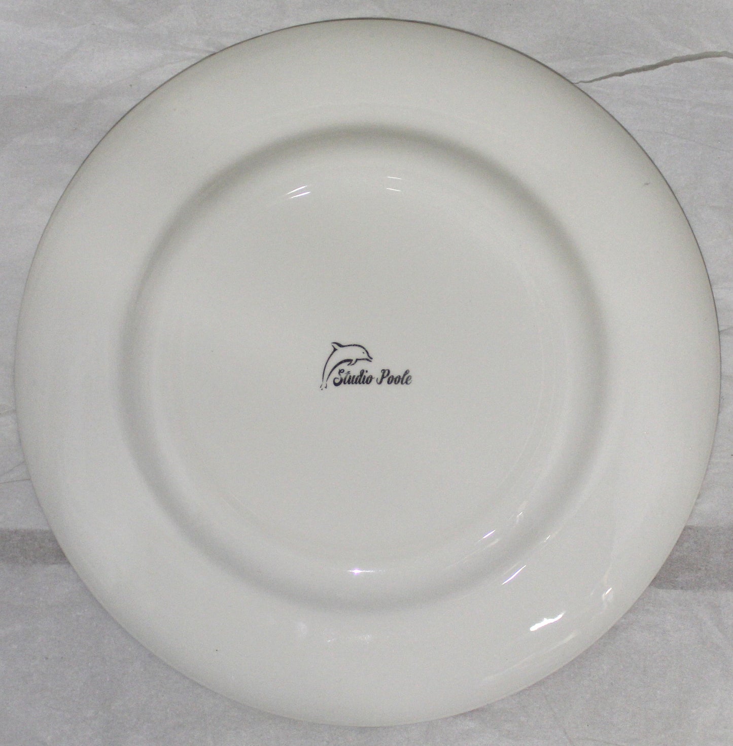 Poole Pottery Dinner Plate - Fish & Chips Newspaper design