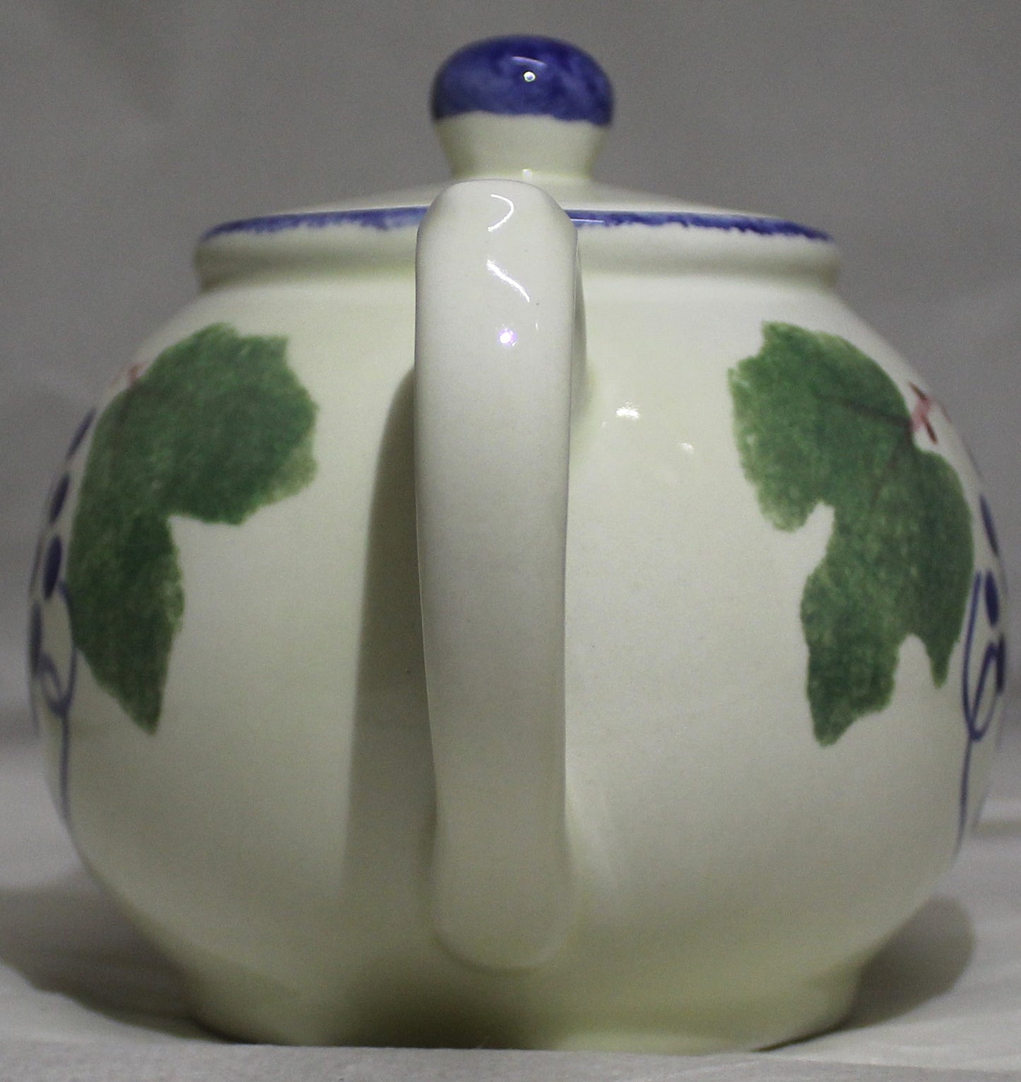 Tea Pot - Studio Poole Dorset Fruits Grapes Design