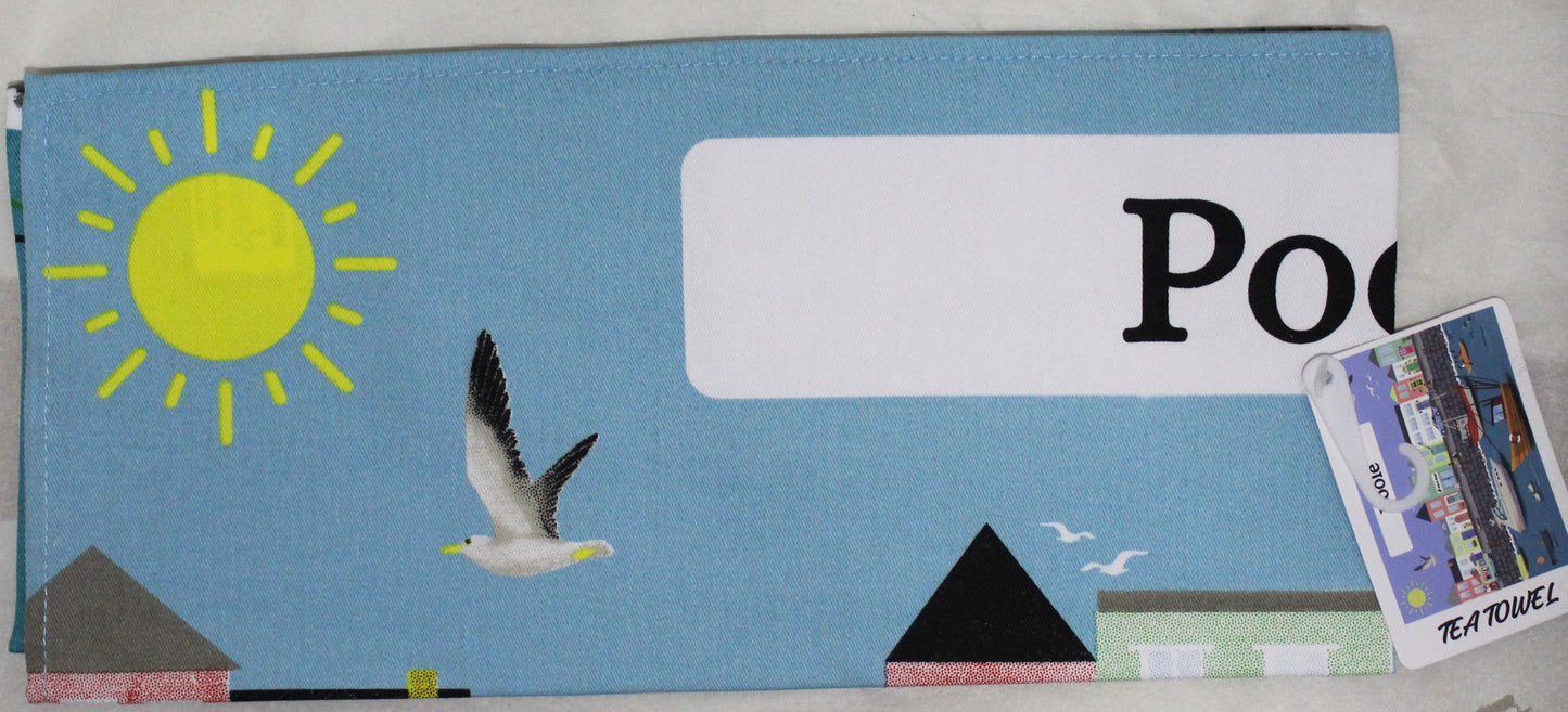 Poole Souvenir Tea Towel - Seafront Road