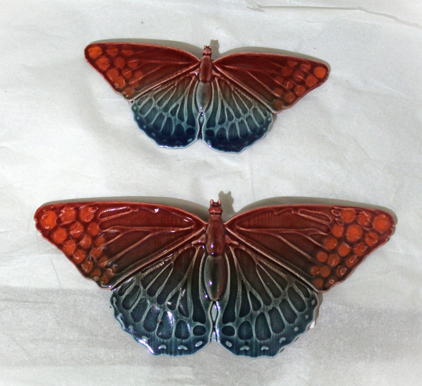 Poole Pottery Horizon Butterfly Pair