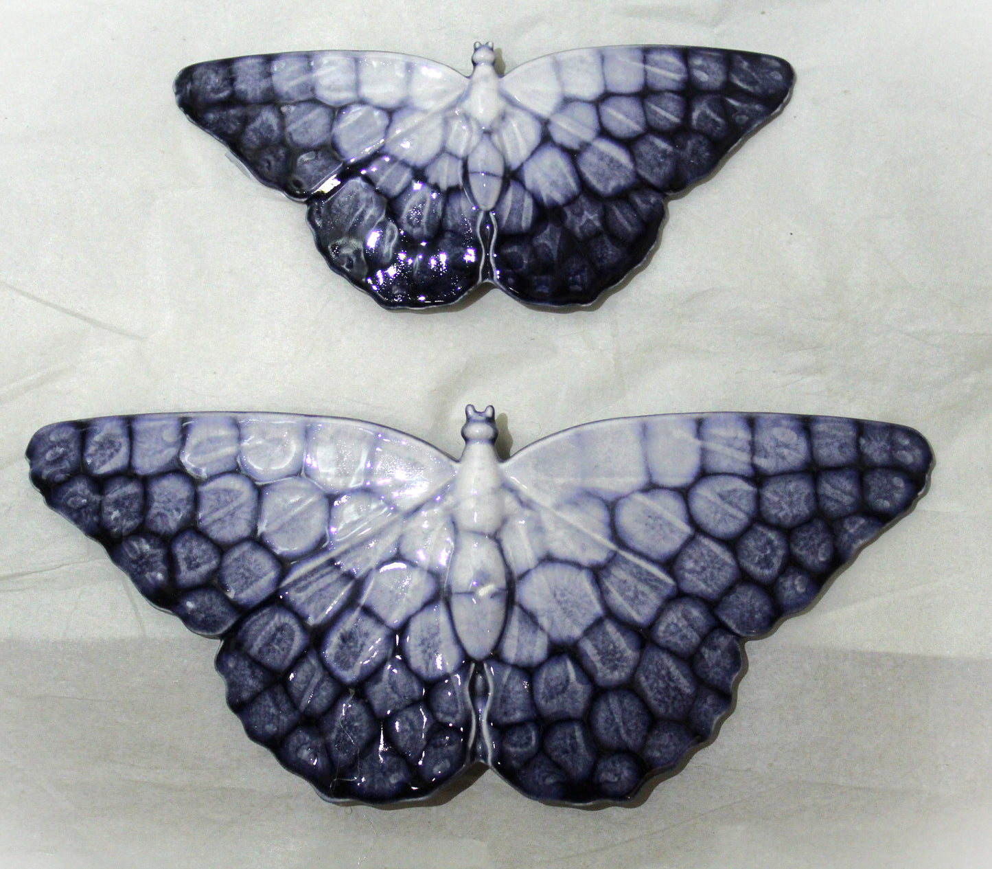 Poole Pottery Ocean Butterfly Pair