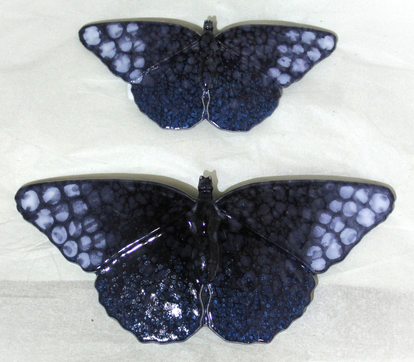 Poole Pottery Celestial Butterfly Pair