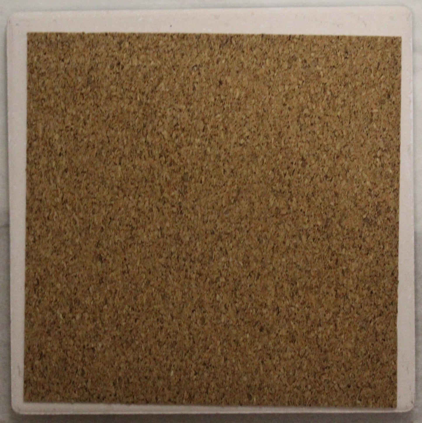 Sublimation Ceramic Coaster - Cork backed (square) - Sunset Trees design