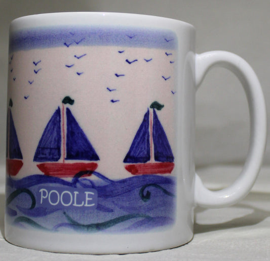Poole Sublimation Mug - Studio Poole Lorna's Boats