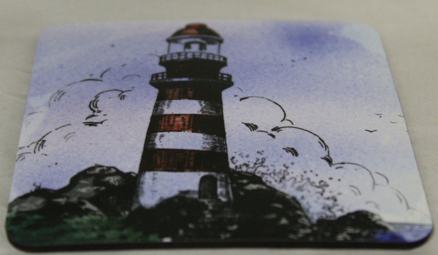 MDF Coaster - Lighthouse design