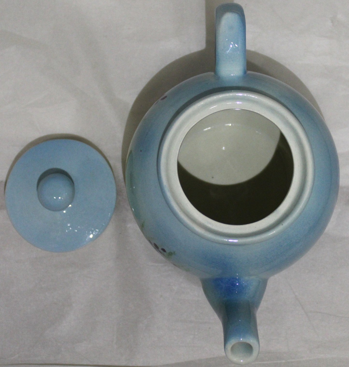 Small Tea Pot - Meadow Field Blue