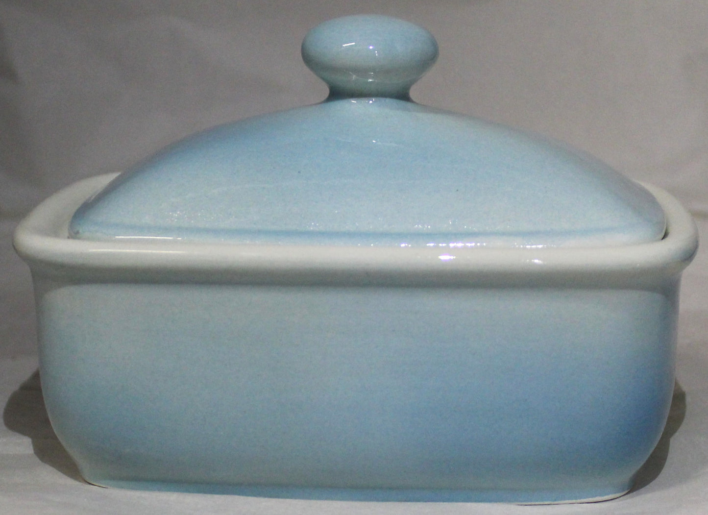 Butter Dish - Studio Poole Meadow Field Blue