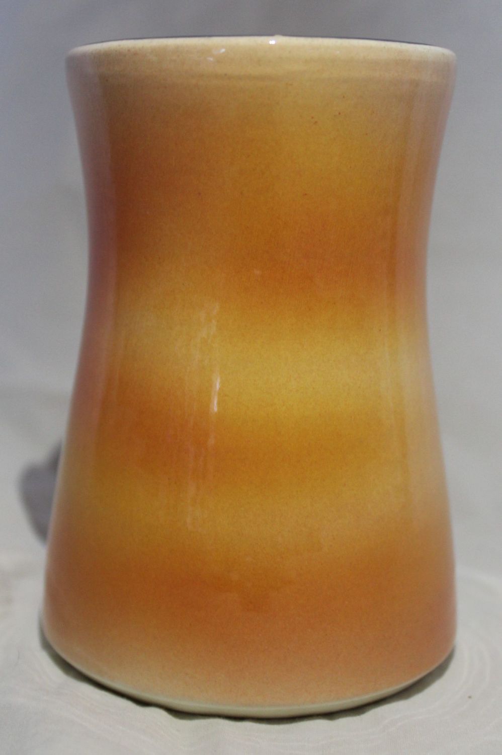 Hand Thrown 4 inch Vase - Mourning Rifleman - Orange