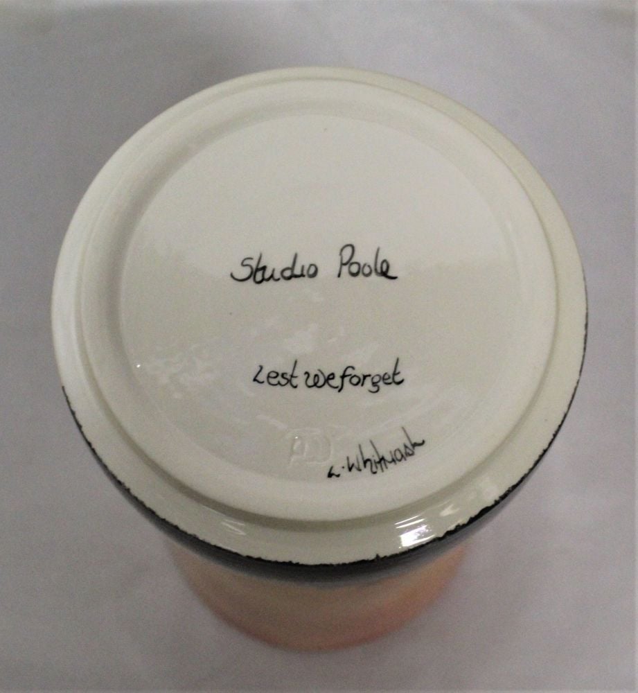 Hand Thrown 9 inch Vase - Mourning Rifleman - Orange