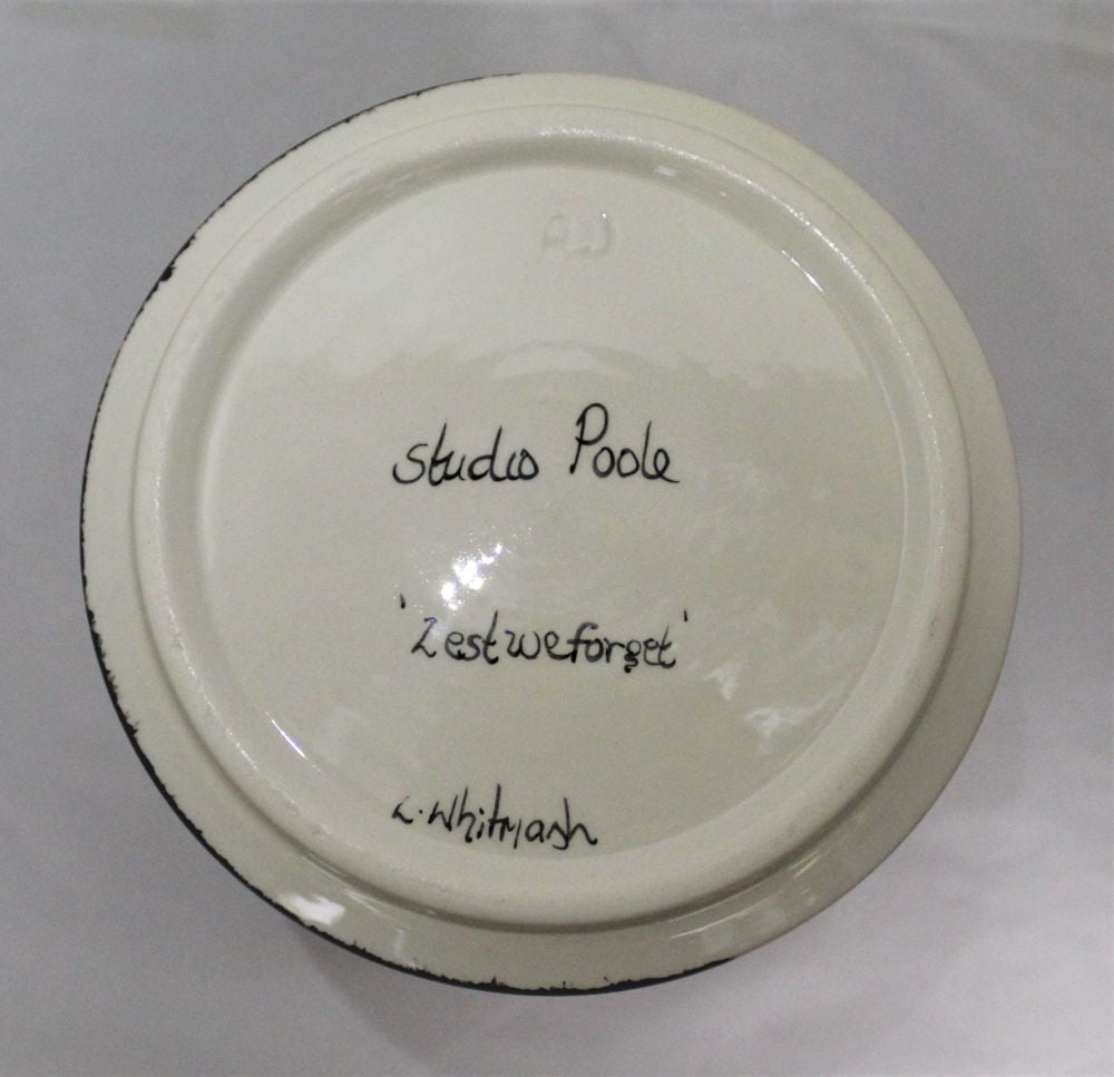 Hand Thrown 9 inch Vase - Mourning Soldier - Orange