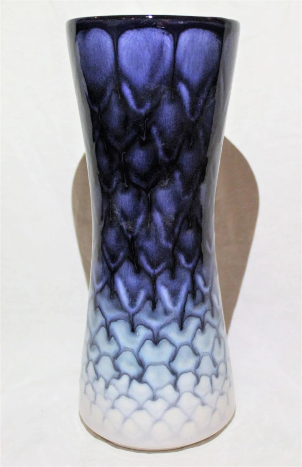 34cm Hourglass Vase - Ocean design