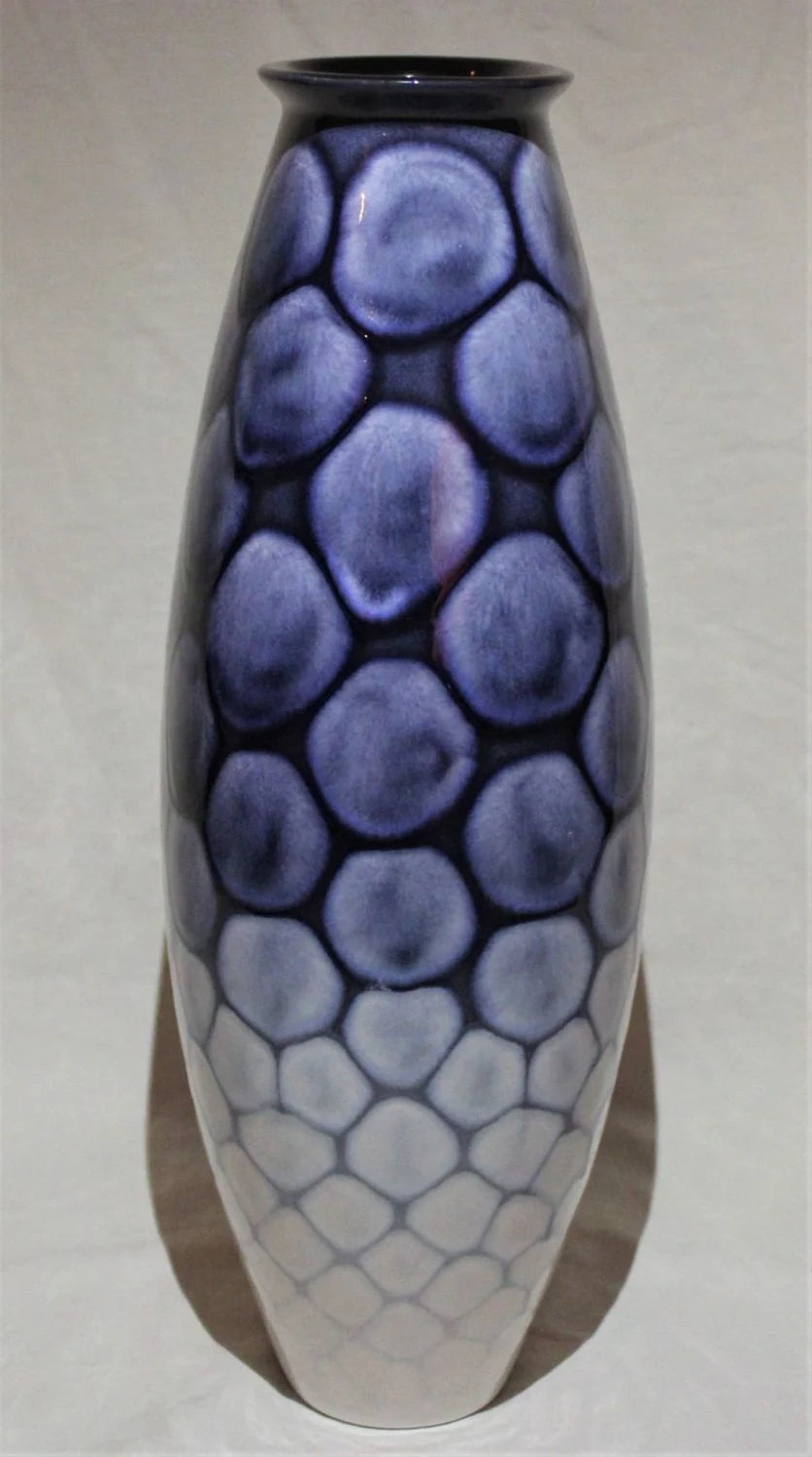 36cm Manhattan Vase - Ocean design