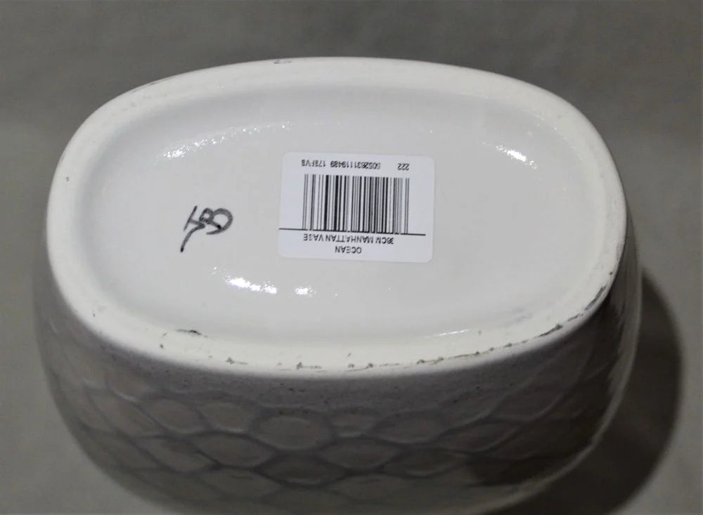 36cm Manhattan Vase - Ocean design