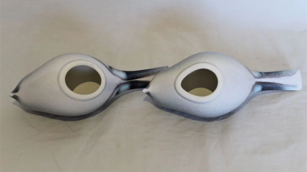 Pair of Poole Birds - Ocean design
