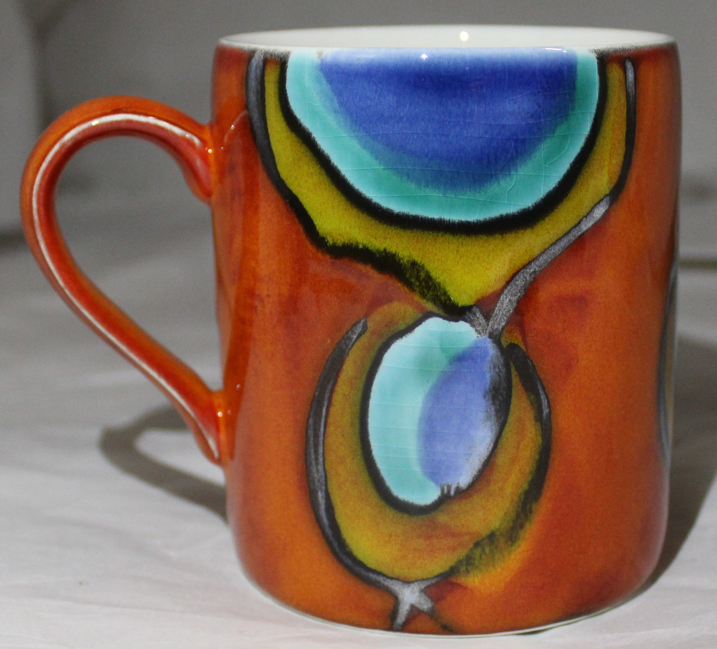 Mug - Studio Poole Peacock design