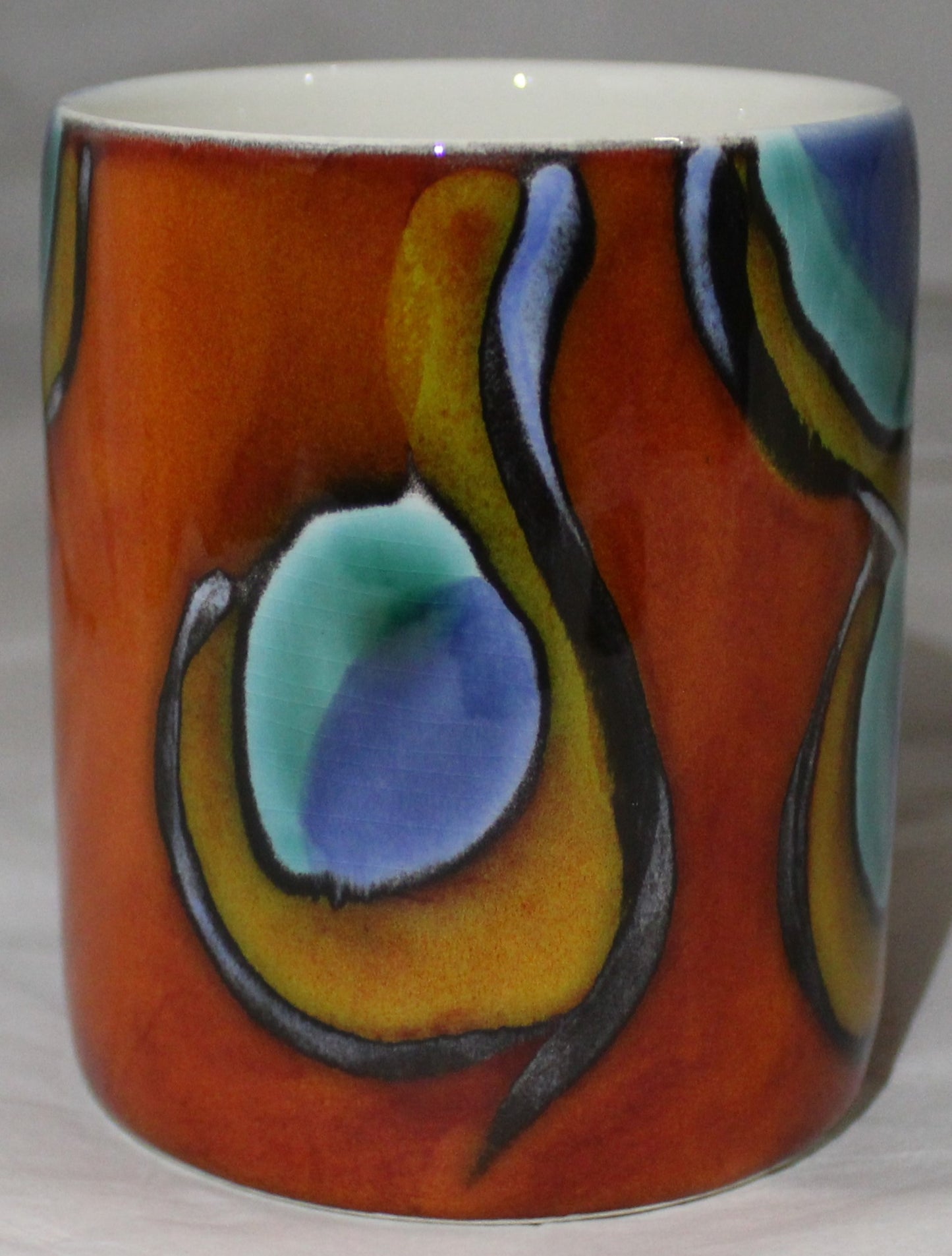 Mug - Studio Poole Peacock design
