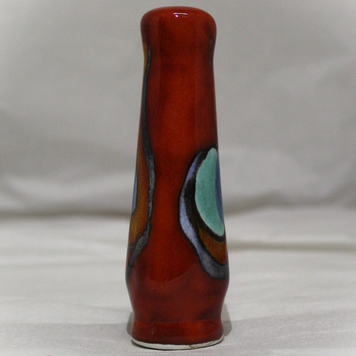 Ceramic Pull-Cord Handle - Peacock design