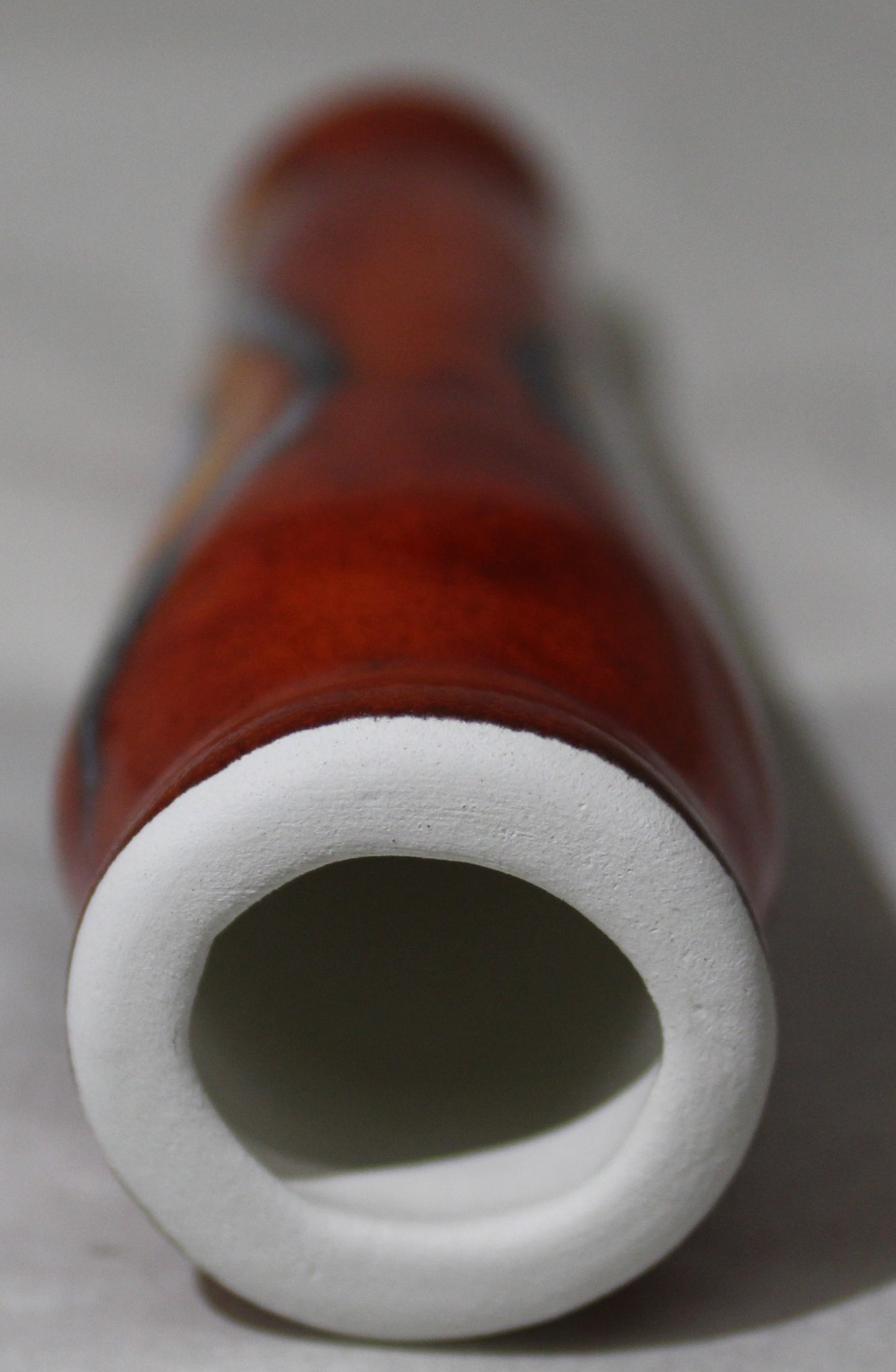 Ceramic Pull-Cord Handle - Peacock design