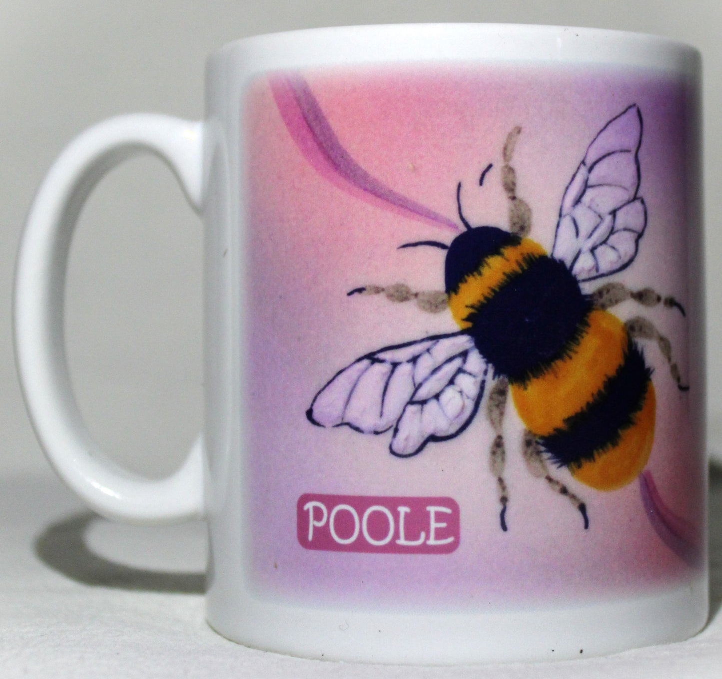 Poole Sublimation Mug - Studio Poole Pink Bees design
