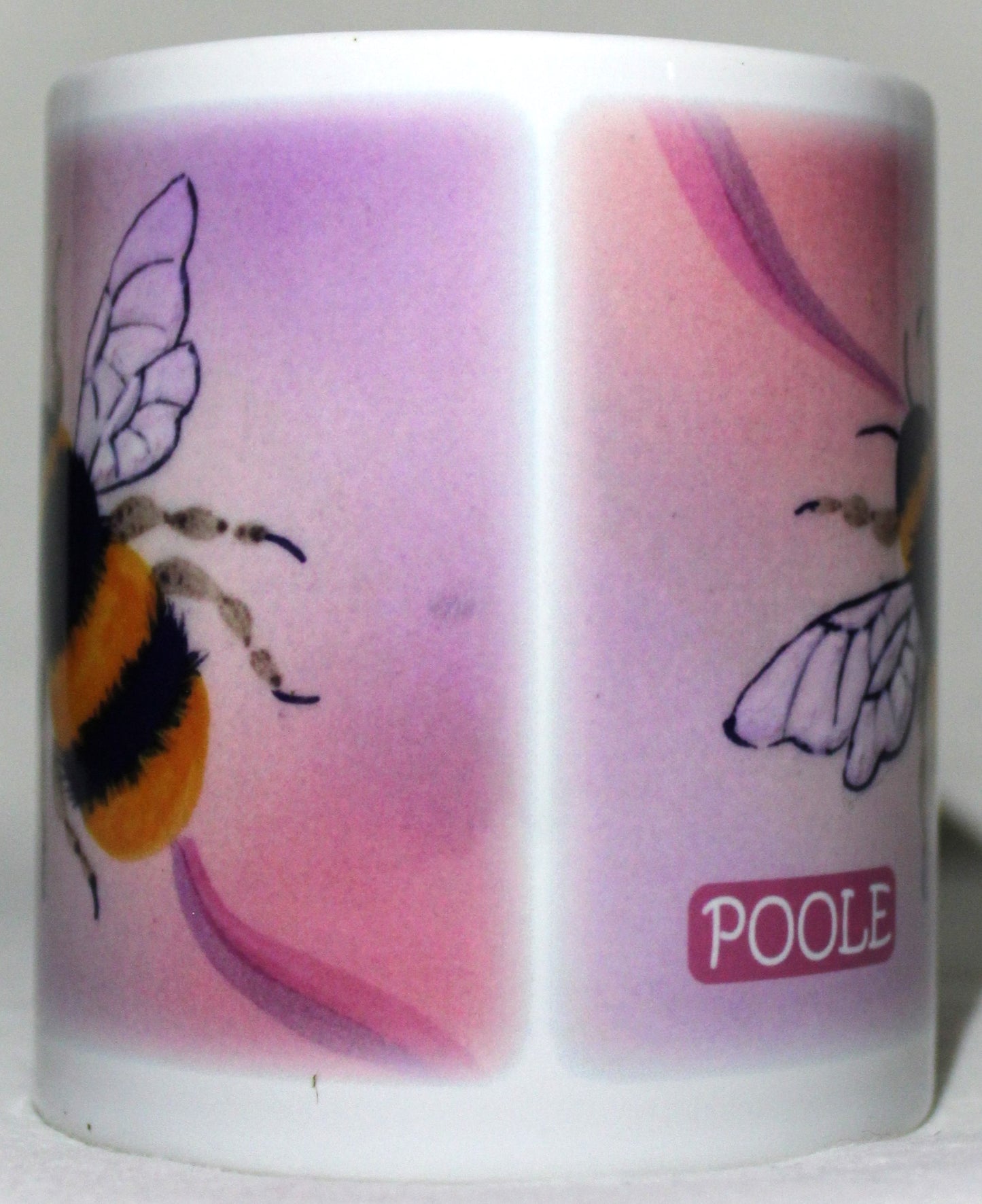 Poole Sublimation Mug - Studio Poole Pink Bees design