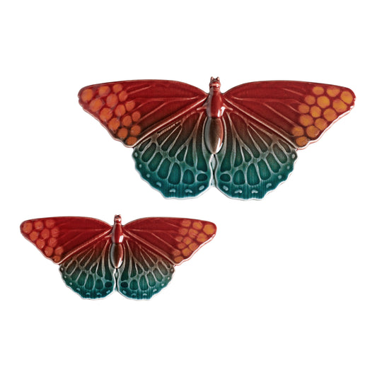 Poole Pottery Horizon Butterfly Pair