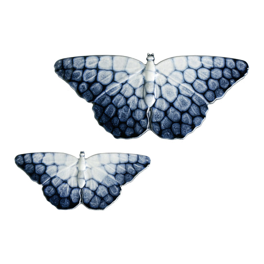 Poole Pottery Ocean Butterfly Pair