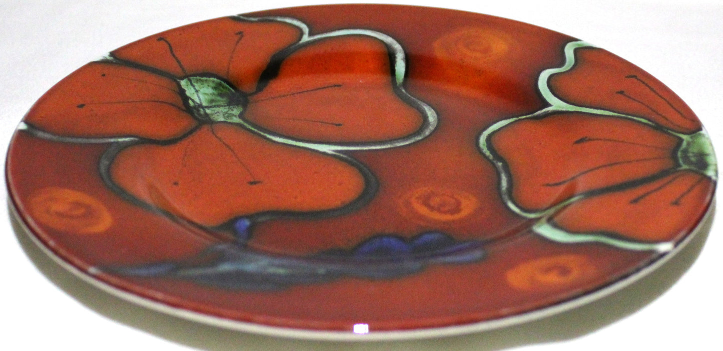 Side Plate - Studio Poole Poppyfield design
