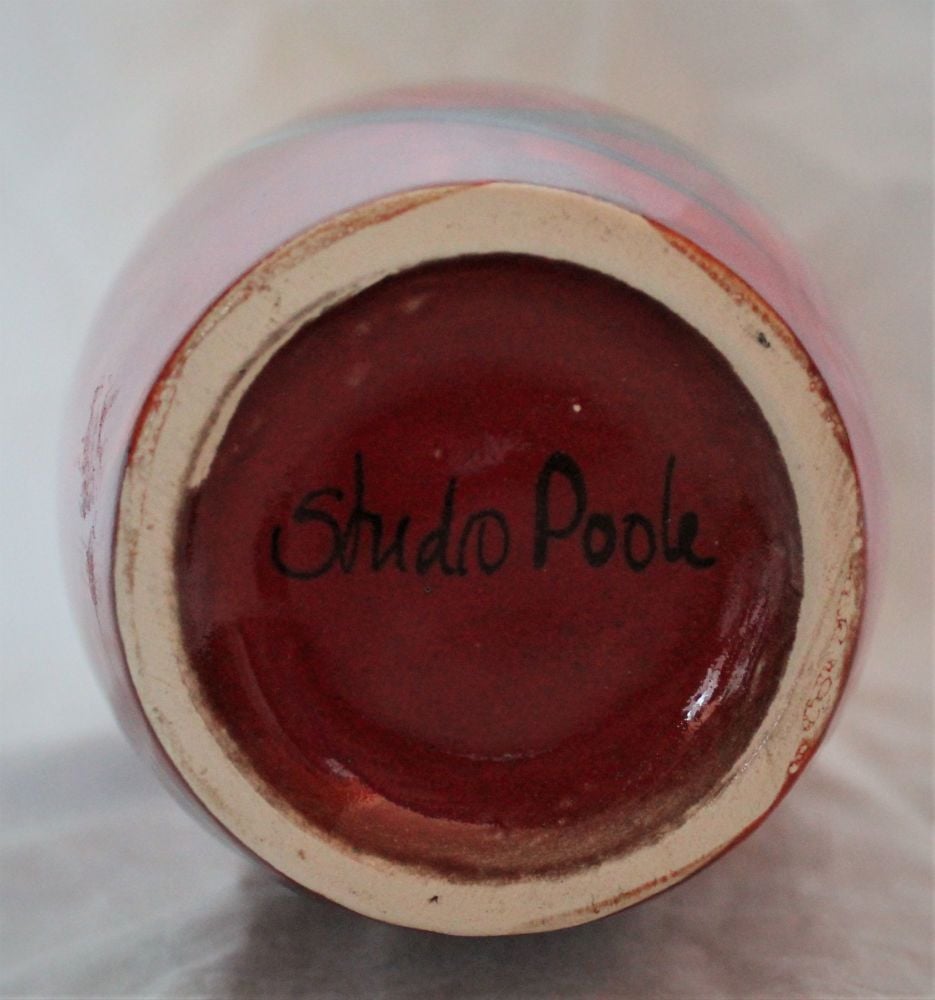 Torpedo vase - Studio Poole Poppyfield